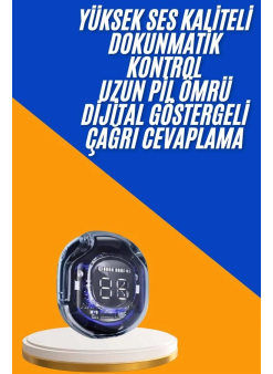 Kulak İçi Bluetooth Kulaklık Anc Enc Özellikli Şarj Göstergeli Kablosuz Kulaklık