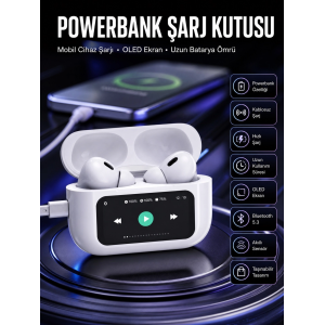 Kulak İçi Bluetooth Kulaklık Ekranlı Müzik Dinleme Çağrı Cevaplama Siyah Yeni Nesil