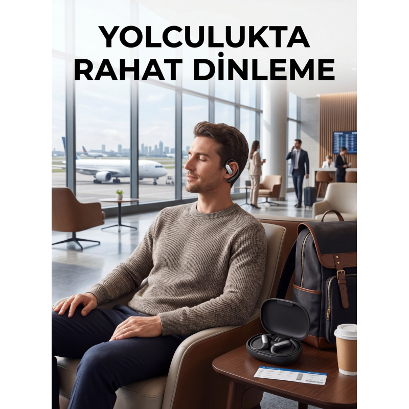 Bluetooth Kablosuz Kulaklık Kulak Kancalı Şarj Göstergeli Bluetooth Kablosuz Kulaklık Kulak Kancalı Şarj Göstergeli