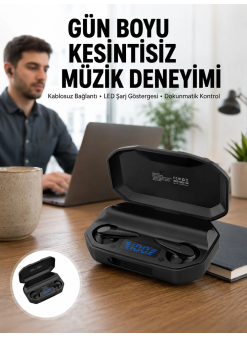 Kulaklık Bluetooth 5.2 Kablosuz Kulakiçi Rgb Işıklı Çift Mikrofonlu Yeni Nesil