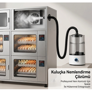 Kuluçka Makinesi Nem Cihazı 4 Litre Ultrasonik Nemlendirici Otomatik Nem Kontrol Sistemi Civciv Çıkım Makinesi İçin