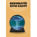 Kum Saati Yuvarlak Şık Kum Tablosu Dekoratif Kum Sulu Kum Saati