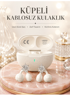 Küpeli Kablosuz Kulaklık Uzun Süreli Batarya Performansı