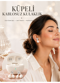 Küpeli Kablosuz Kulaklık Yeni Nesil Bluetooth Teknolojisi