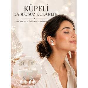 Küpeli Kablosuz Kulaklık Yeni Nesil Bluetooth Teknolojisi