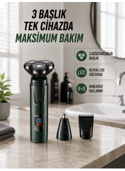 Kuru Kullanıma Uygun Erkek Tıraş Makinesi