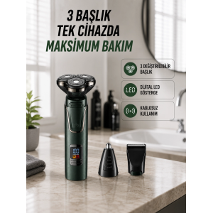 Kuru Kullanıma Uygun Erkek Tıraş Makinesi