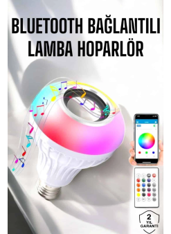 Lamba Led Hoparlör Dayanıklı Ve Uzun Ömürlü Bluetooth Hoparlör