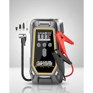 Lastik Şişirme Powerbank Özellikli Taşınabilir Cihaz