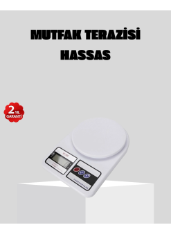 Lcd Ekranlı Hassas Dijital Mutfak Terazisi – 5kg Kapasite, 1g Hassasiyet