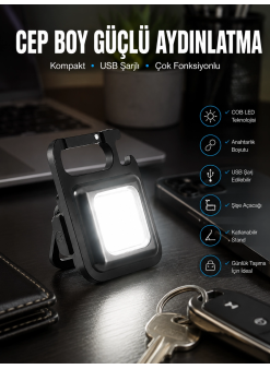 Led Işık Acil Durum Işığı Çok Fonksiyonlu Mıknatıs Özelliği