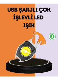 Led Işıklı Acil Durum Düdüklü Anahtarlık Fener
