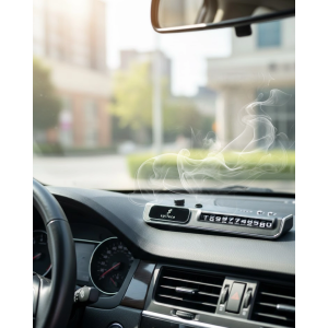 Led Işıklı Araç Ön Cam Telefon Numarası Gösterme Atı + 3 Seviyeli Hava Nemlendirici