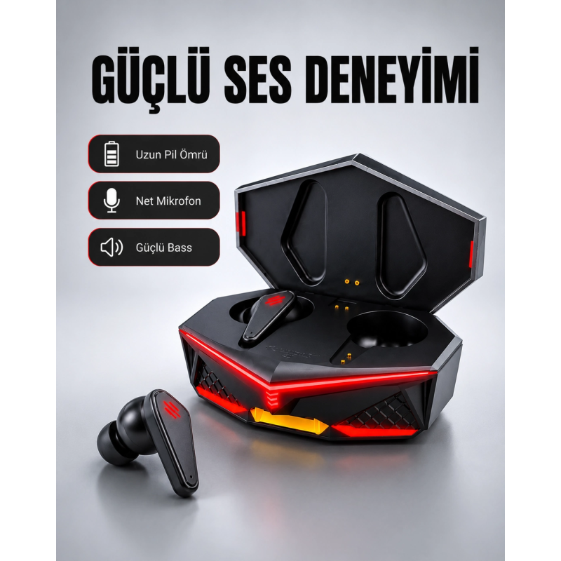 Led Işıklı Kablosuz Bluetooth 5.0 Kulaklık Yeni Nesil Led Işıklı Kablosuz Bluetooth 5.0 Kulaklık Yeni Nesil