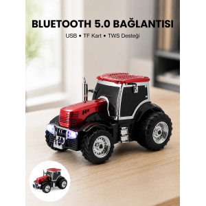Led Işıklı Kablosuz Bluetooth Hoparlör Güçlü Ses Çıkışı