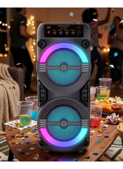 Led Işıklı Kablosuz Bluetooth Hoparlör Usb Tf Kart Destekli