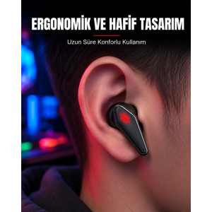 Led Işıklı Kablosuz  Kulaklık Ergonomik Tasarım Yeni Nesil