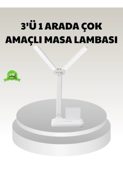 Led Işıklı Masa Lambası – Göz Yormayan, Kısılabilir Ve Esnek Başlıklı