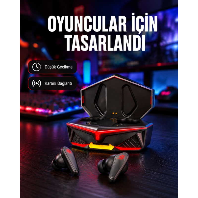 Led Işıklı Metal Kasa Kablosuz Kulaklık Yeni Nesil Led Işıklı Metal Kasa Kablosuz Kulaklık Yeni Nesil