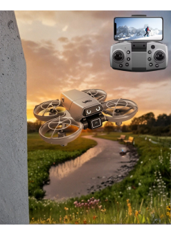 Led Işıklı Mini Drone Kameralı Headless Ve App Destekli