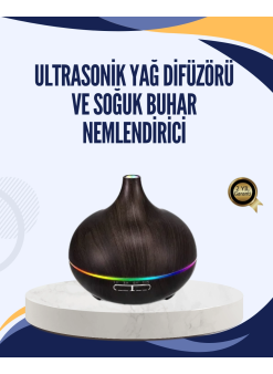 Led Işıklı Sessiz Çalışan Soğuk Buhar Nemlendirici