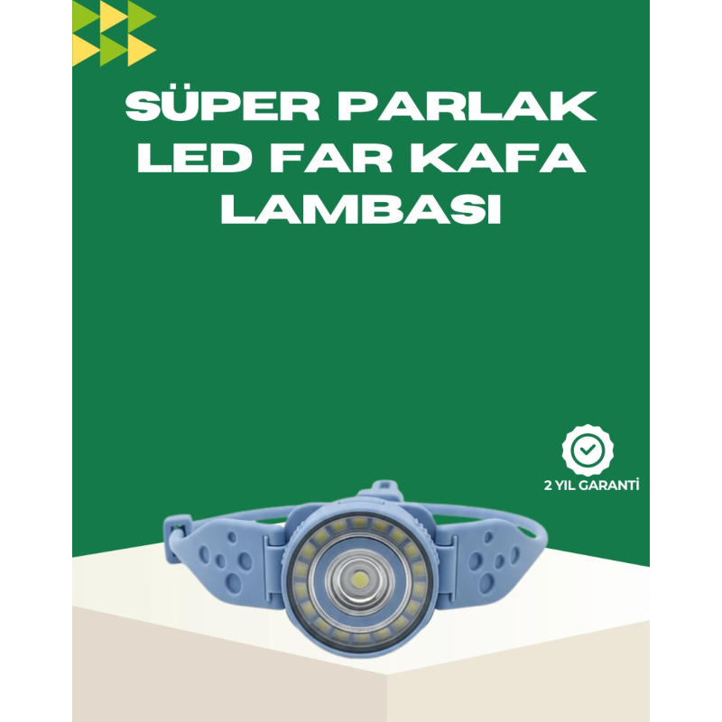 Led Kafa Lambası Kamp Yürüyüş Ve Gece Kullanımı İçin Led Kafa Lambası Kamp Yürüyüş Ve Gece Kullanımı İçin