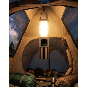 Led Kamp Lambası Usb Şarjlı 500 Lümen Parlaklık Güç Göstergeli Taşınabilir Fener