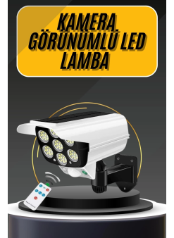 Led Lamba-güneş Paneli Destekli Uzaktan Kumandalı Solar Led Lamba