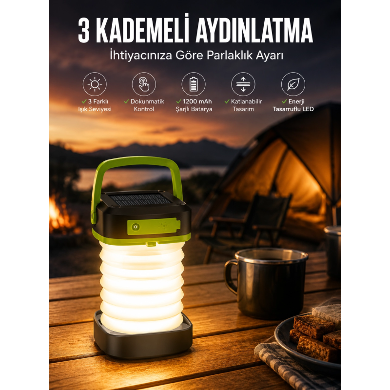 Led Lamba Kamp Lambası Hafif Taşınabilir Şarj Süreli Akordeon El Fenerli Led Lamba Kamp Lambası Hafif Taşınabilir Şarj Süreli Akordeon El Fenerli