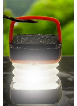 Led Lamba Kamp Lambası Hafif Taşınabilir Şarj Süreli Akordeon El Fenerli