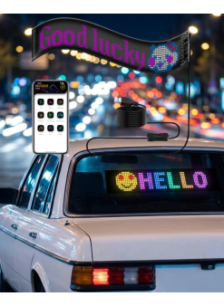 Led Matrix Panel Rgb Yazı Yazma Animasyonlu Telefon Kontrollü Akıllı Ekran