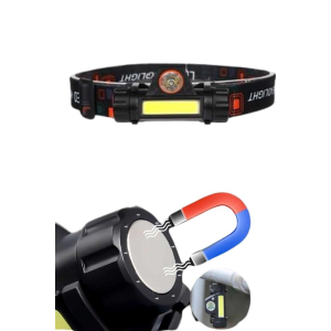 Ledli Şarjlı Kafa Lambası Led Şarjlı Su Geçirmez Kafa Feneri