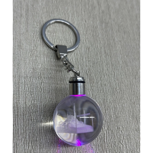 Ledli Sultanahmet Tasarımı Kristal Anahtarlık Alk3804