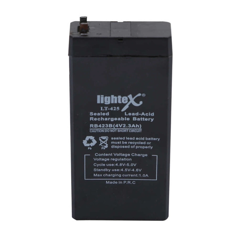 Lightex Lt-425 4v 2.3ah Işıldak Fener Aküsü Lightex Lt-425 4v 2.3ah Işıldak Fener Aküsü