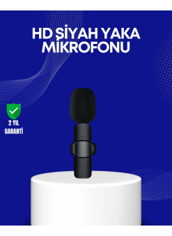 Lightning Girişli 2’li Kablosuz Yaka Mikrofonu Çift Kişilik Kayıt