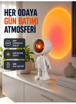 Loş Işıklı Şarjlı Ortam Lambası – Kompakt Ve Portatif Yeni Nesil