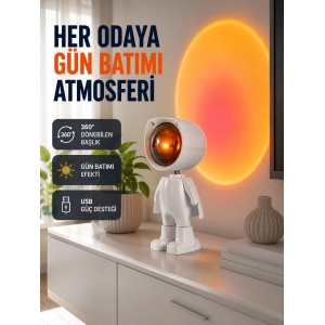 Loş Işıklı Şarjlı Ortam Lambası – Kompakt Ve Portatif Yeni Nesil
