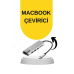 Macbook Pro/air Uyumlu Usb Type-c 8 In 1 Hub Dönüştürücü Çevirici Çoklayıcı Usb Hdmı Micro Sd 8 Girişli