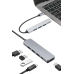 Macbook Pro/air Uyumlu Usb Type-c 8 In 1 Hub Dönüştürücü Çevirici Çoklayıcı Usb Hdmı Micro Sd 8 Girişli