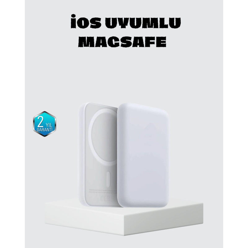Magsafe 15w Kablosuz Hızlı Şarj, Lightning Girişli Taşınabilir Batarya Magsafe 15w Kablosuz Hızlı Şarj, Lightning Girişli Taşınabilir Batarya