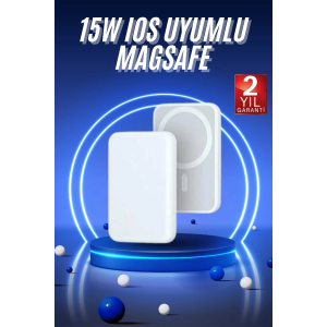 Magsafe Battery Pack Powerbank Kablosuz Şarj 5.000 Mah