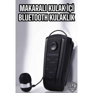 Makaralı Bluetooth Kulaklık Çağrı Cevaplama Kablolu Uzun Pil Ömrü