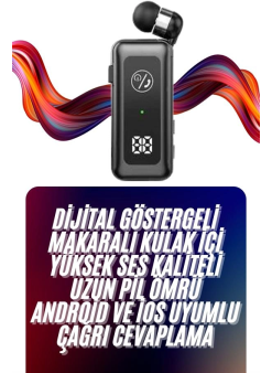 Makaralı Bluetooth Kulaklık Telefon Uyumlu Makaralı Tf Kart Girişli Güç Göstergeli