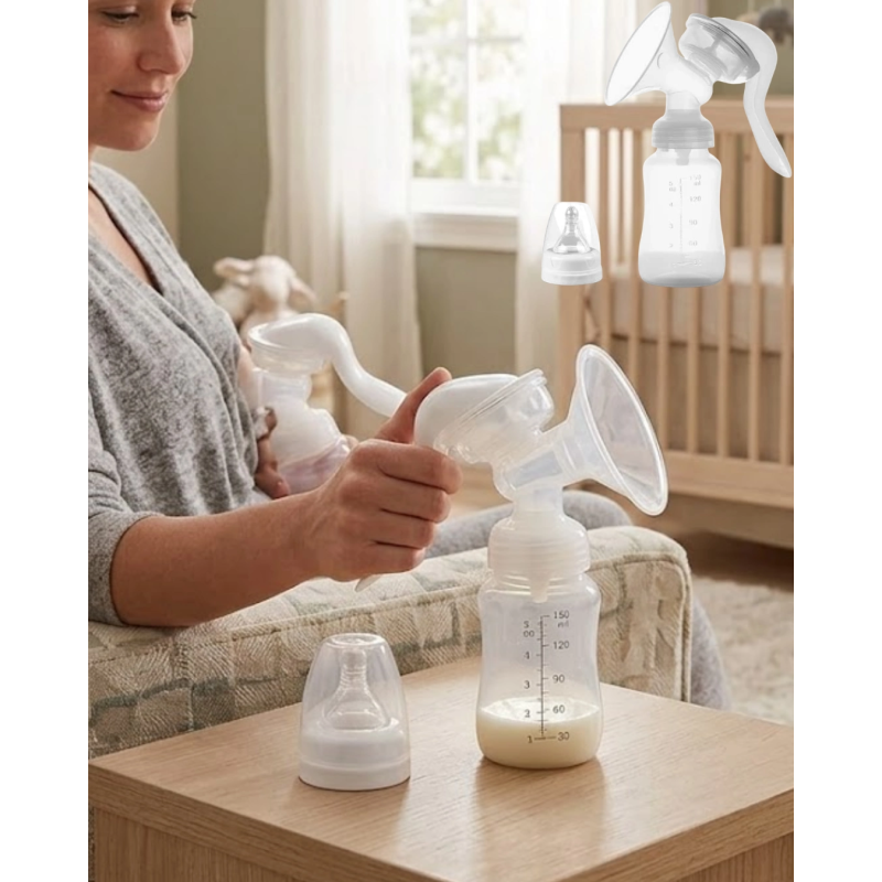 Manuel Göğüs Pompası Masaj Özellikli Bpa İçermez Taşınabilir 180 Ml Manuel Göğüs Pompası Masaj Özellikli Bpa İçermez Taşınabilir 180 Ml