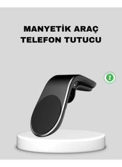 Manyetik Araç Telefon Tutucu 360° Dönebilen Ve Sarsıntısız Güçlü Mıknatıslı