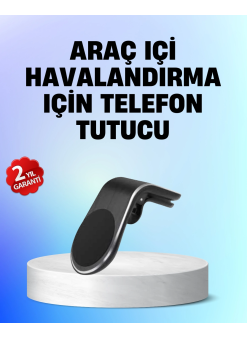 Manyetik Araç Telefon Tutucu – 360° Döner Kalorifer Petekli