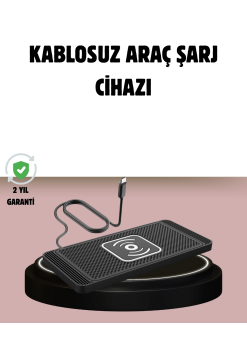 Manyetik Kablosuz Araç Şarj Cihazı – Hızlı Şarj, Kaymaz Taban, Güvenli Kullanım