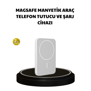 Manyetik Kablosuz Powerbank – İphone 12/13/14/15 Uyumlu, Hızlı Şarjlı, Ultra Hafif