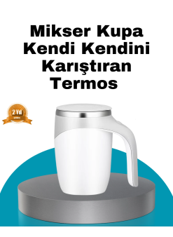 Manyetik Otomatik Karıştırma Bardağı – Şarjlı, Paslanmaz Ve Pratik