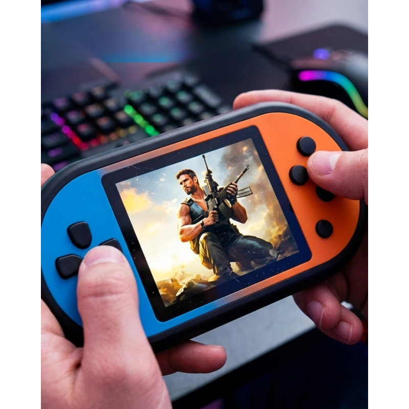 Mario Oyunlu Mini El Konsolu Yüksek Çözünürlüklü Retro Oyun Cihazı Mario Oyunlu Mini El Konsolu Yüksek Çözünürlüklü Retro Oyun Cihazı